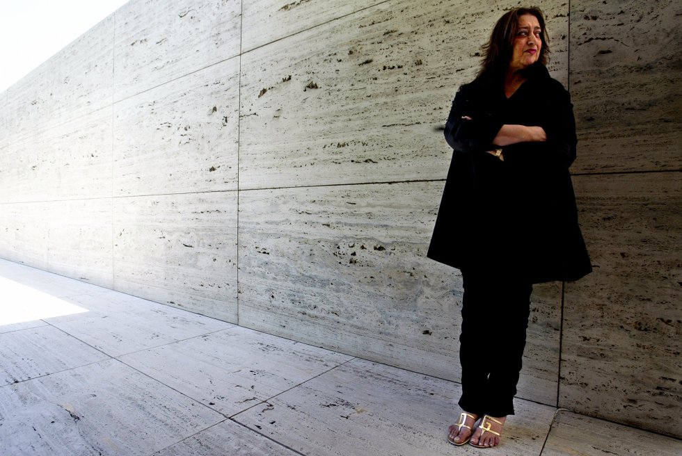 Zaha Hadid, em Barcelona (2003).