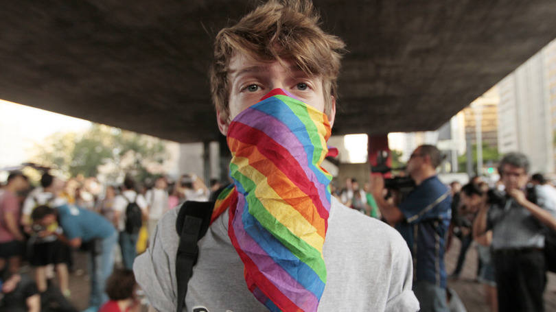 Preconceitos em SP - há uma delegacia especializada em crimes contra minorias, que inclui LGBT, na capital paulista - manifestacao-contra-levy-fidelix