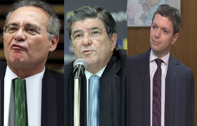 Renan Calheiros, Sérgio Machado, Fabiano Silveira