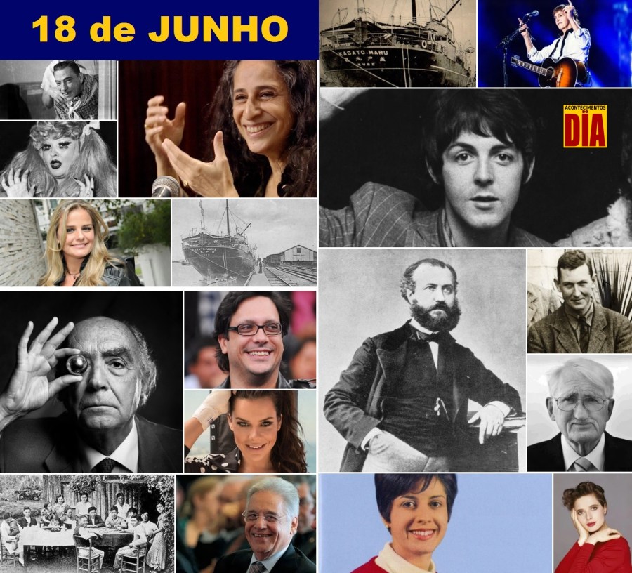 18 de junho - Acontecimentos do Dia - Capa