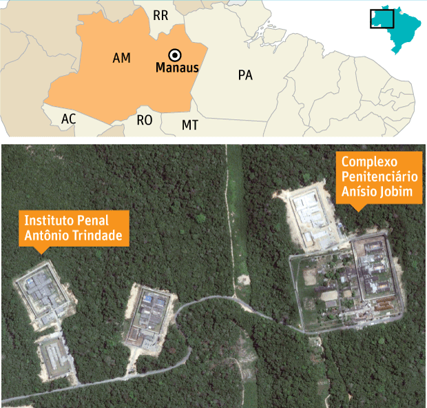 Presídios de Manaus - infográfico - Folha