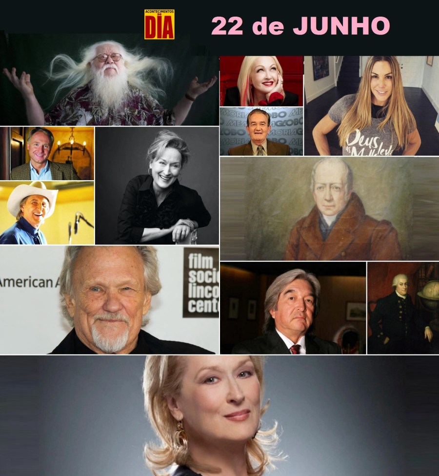 22 de junho - Acontecimentos do Dia - Capa