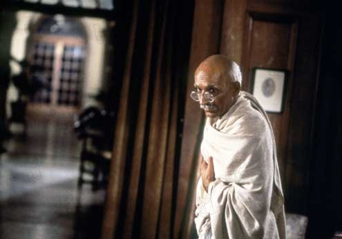 Gandhi 1982 real : Richard Attenborough Ben Kingsley COLLECTION CHRISTOPHEL