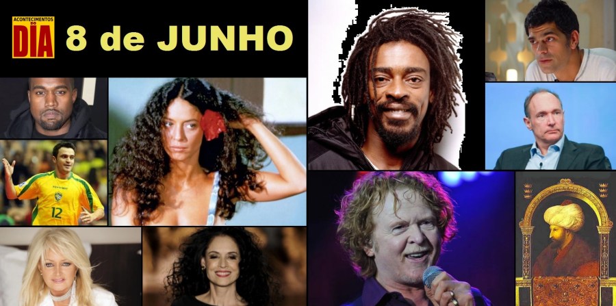8 de junho - Acontecimentos do Dia - Capa