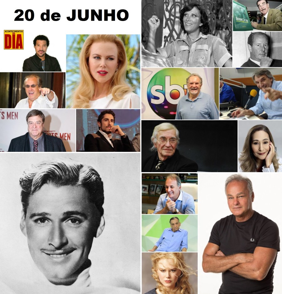 20 de junho - Acontecimentos do Dia - Capa