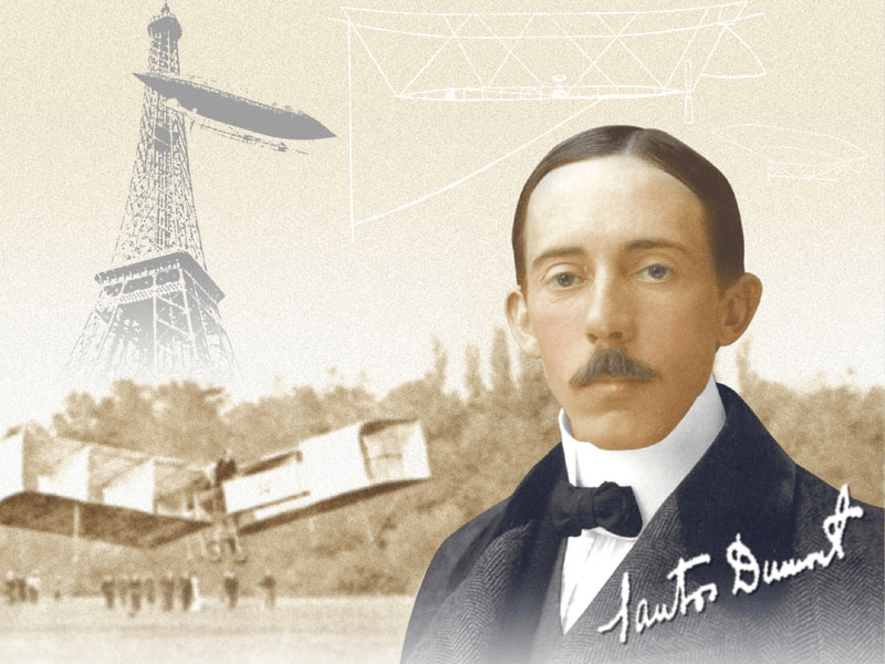 20 de Julho - Alberto Santos Dumont, pioneiro da aviação brasileira