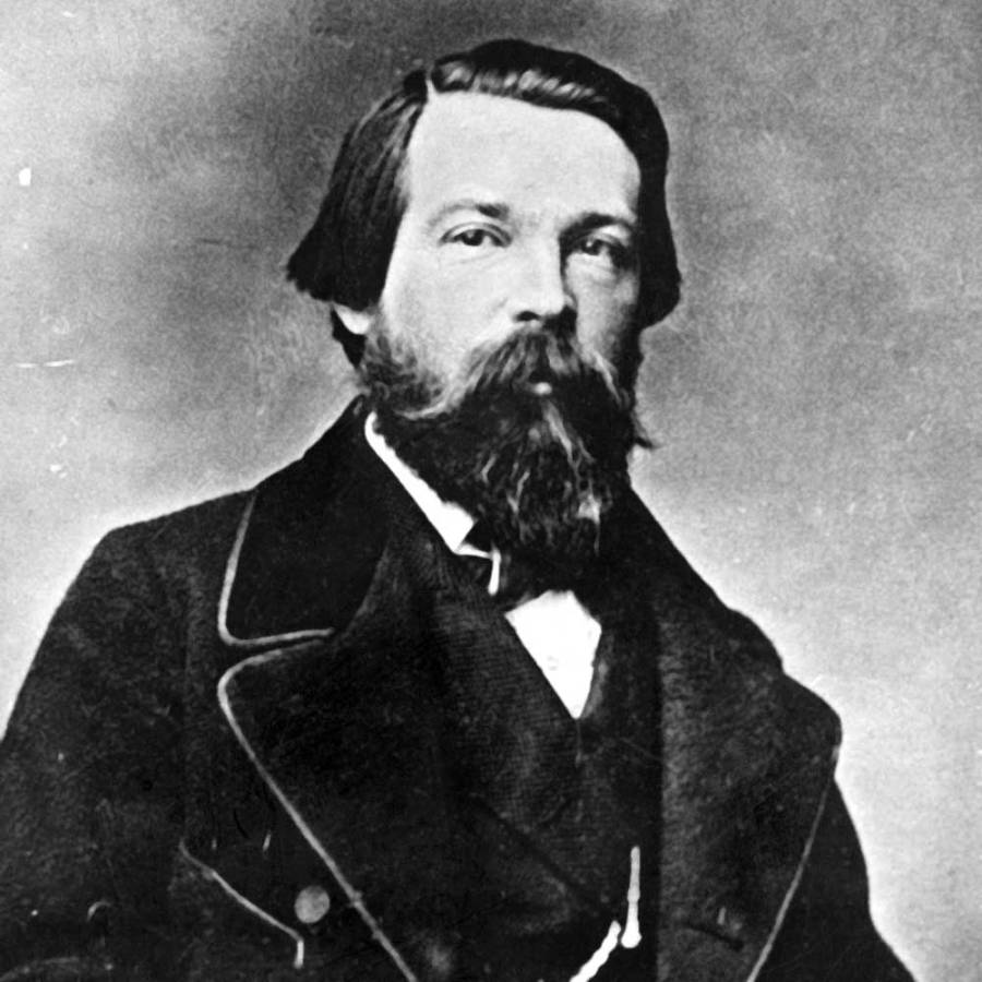 Friedrich Engels, em 1860.