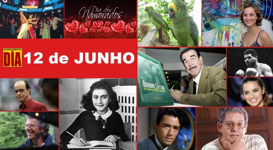 12 de junho - Acontecimentos do Dia - Capa