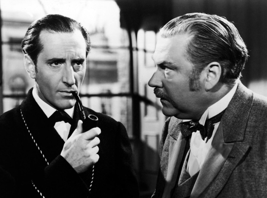 sherlock_holmes, dr. watson, Basil_rathbone_nigel_bruce