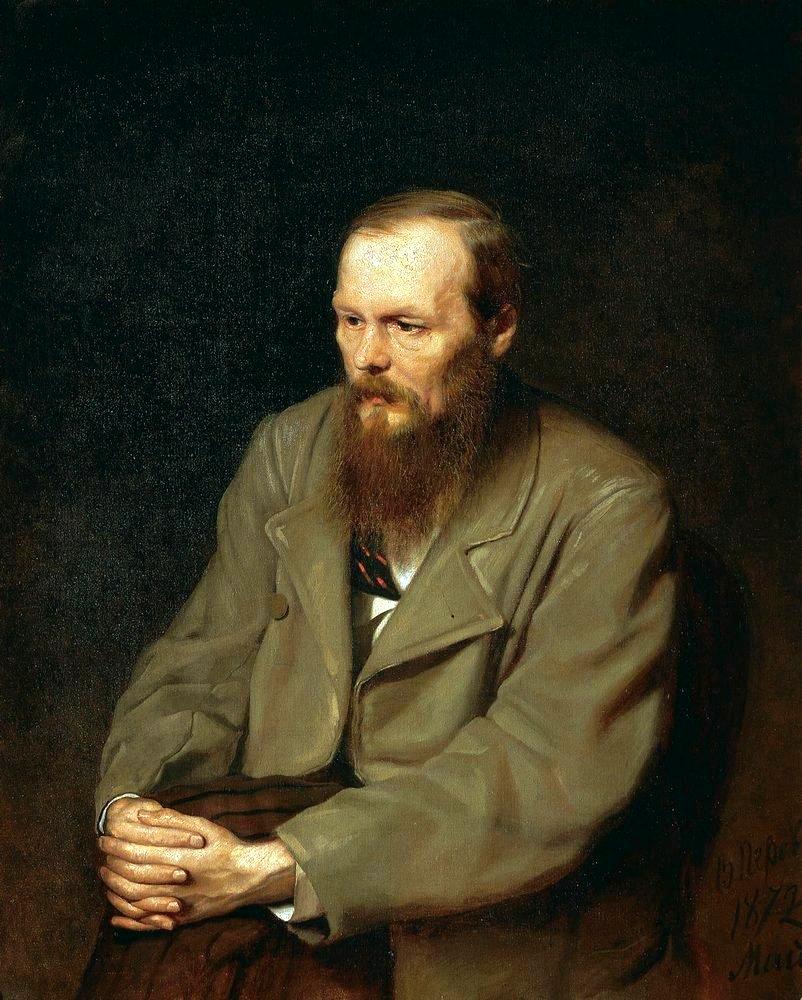Retrato de Fiódor Dostoiévski (1872), por Vassilij Grigorovič Perov
